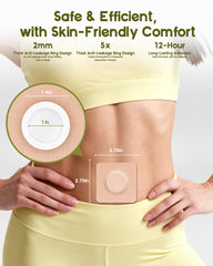 HOTRYEE adhesive layer is skin-friendly for comfortable wear.