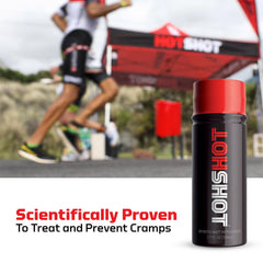 HOTSHOT Spicy Mango box with 12 shots for convenient workout support.