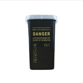HOTWE portable sharps container for beauty salon with compact design for safe disposal.