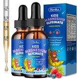 Hovika Kids Magnesium Drops bottle showing berry flavor for calm evenings
