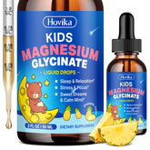 Hovika Kids magnesium liquid bottle for easy nightly dosing and calm routines.