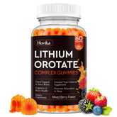 Hovika Lithium Orotate Gummies bottle front for mood support.
