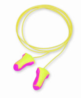 Howard Leight Laser Lite hi-vis earplugs with eye-catching colors for visibility on busy floors.