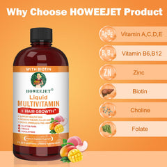 Howeejet Peach Mango flavor label highlights tasty daily ritual.
