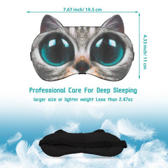 Hpmjz sleep mask dog design comfortable during travel