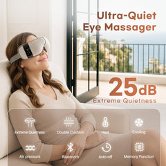 HuBDIC HubiCare eye massager ultra quiet motor for discreet use.