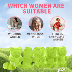 Hudetex cortisol gummies 2-pack box highlighting convenient twice-daily dosing for busy days.