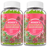Hudetex cortisol gummies apple flavor bottle shown for daily balance and mood support.