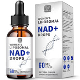 Hudetex Womens NAD Liquid bottle being poured for easy daily use