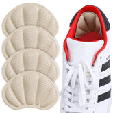 Huethy back of heel cushion inserts in beige reduce rubbing for all day comfort