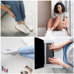 Hugh Ugoli bamboo ankle socks featuring breathable micromesh for dryness
