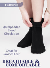 Hugh Ugoli breathable cotton socks with micromesh panels for airflow.