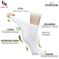 Hugh Ugoli seamless toe design reduces friction for daily use.