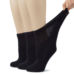 Hugh Ugoli women's diabetic ankle socks with seamless toe for sensitive feet comfort.