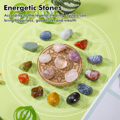 Huiguli crystal grid meditation with diverse stones for intention