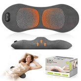 HuixinLine back massager front view showing compact ergonomic pillow for targeted lower back relief