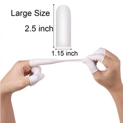 Hulless dedo látex para DIY y pintura, cómodo y seguro