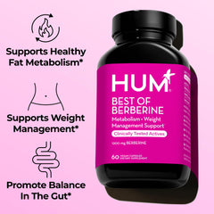 hum berberine capsules closeup highlighting BioPerine for improved absorption