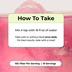 HUM Flatter Me measuring spoon highlights easy daily dosing with water or meals.