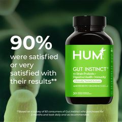 HUM Gut Instinct label confirms vegan, non-GMO, Clean Label Project Certified