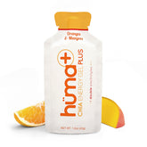 Huma Plus Orange Mango gel pack for on-the-go endurance