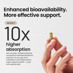 Humann SuperBerine capsules close-up showing easy-to-take daily use capsules