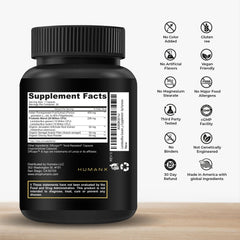 HUMANX acid-resistant capsules designed for efficient gut delivery and ease of use