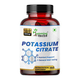 Humming Herbs Potassium Citrate 800 mg bottle with clear dosing for electrolyte support.