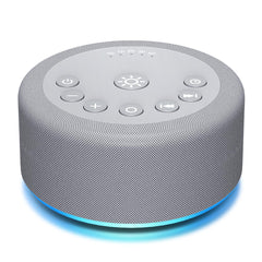 Hushing Sound Machine front view for a compact bedside companion