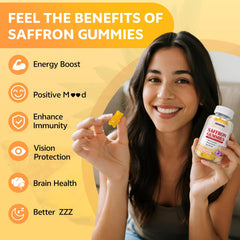HUUAYAO gummies with ashwagandha and l-theanine for calm focus.