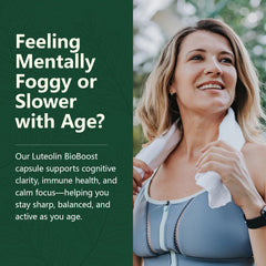 HyberVive Luteolin capsules ready for daily cognitive and immune wellness.