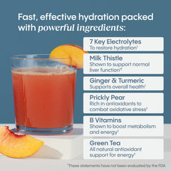 Hydralyte liver-support stick with ginger for a flavorful hydration boost.