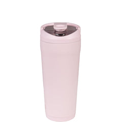 HydroJug 24 oz insulated shaker lid closeup highlighting leakproof flip lid for secure transport.