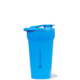 HydroJug 590 ml con mezclador silencioso para batidos suaves en el gimnasio.