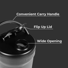 HydroJug interior liso facilita limpieza rápida tras cada batido