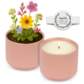 Hyggelight Adelyn sandalwood-vanilla candle in a warm glow for cozy ambience