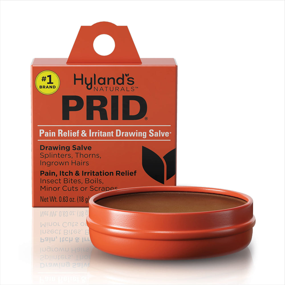 Hyland's PRID Salve en empaque, alivio suave para irritaciones cutáneas