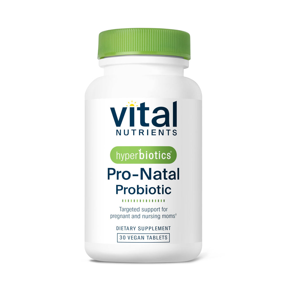 Hyperbiotics Vital Nutrients Pro-Natal bottle pour for easy prenatal daily use