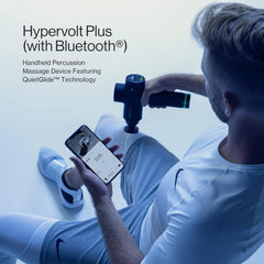 Hypervolt Plus 3-speed control display helps tailor recovery sessions.