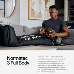 Hyperice Normatec 3 leg zones deliver overlapping compression for refreshed legs.