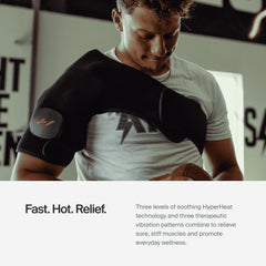 Hyperice Venom 2 adjustable strap fit for secure, comfortable wear.