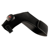Hyperice Venom 2 shoulder wrap on the shoulder for targeted heat relief.