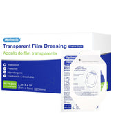 Hysimedy transparent film dressing 2.3x2.7 inch, easy application for quick wound coverage.