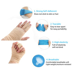 i-CHONY bandage wrap 2-inch width supports wrists and ankles.