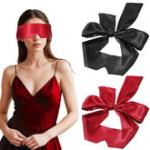 IANFAN couple satin sleep mask blocks light for peaceful shared rest.