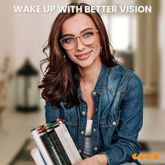 IBOANN Blue Light Glasses with UV protection coating for screen time care.