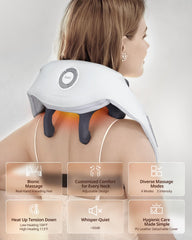 Ibreo massager with dual heating settings delivering comforting warmth during sessions.