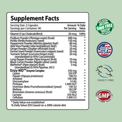 IBS Clear capsules closeup highlighting easy-to-take capsules for ongoing routine.