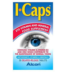 ICaps Extra Lutein tablets in bottle offer daily eye health support and easy dosing.