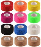 i-CHONY 12-pack bandage wrap in colors for secure self-adhesive support during activity.